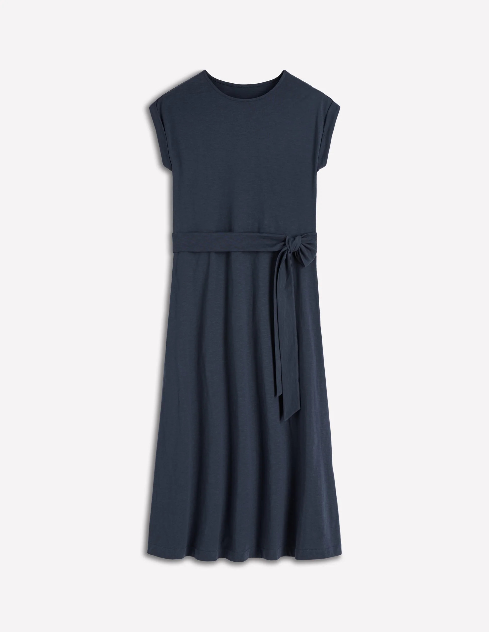 Eve Jersey Midi Dress-Blue and Ivory Stripe | Boden (US)