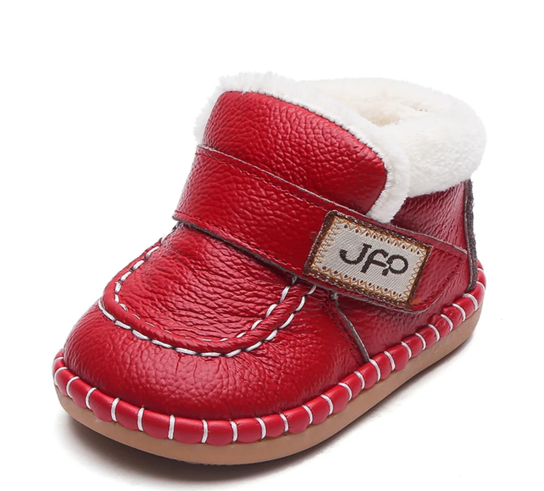 Genuine Leather Warm Winter Booties for Babies and Toddlers - Etsy | Etsy (US)