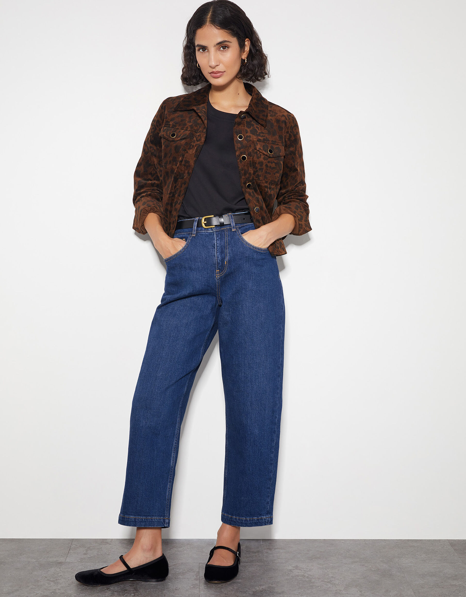 Betty High Waist Barrel Jeans Blue | Monsoon (UK)