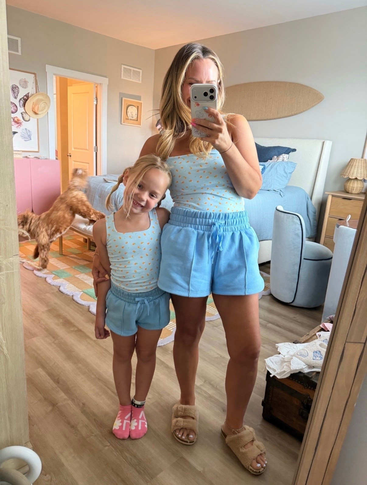 Matching summer sets are my love language. 💙☀️

Found the cutest mommy-and-me set and honestly… Isla was more excited about matching than I was. Soft, comfy, adorable, and perfect for summer mornings, beach trips, and everything in between.

Because these little matching moments don’t stay little for long. 🥹

#LTKKids #LTKStyle #MommyAndMe #MatchingSets #SummerStyle #FamilyFashion #CoastalStyle #MomLife #GirlsStyle #SummerOutfits