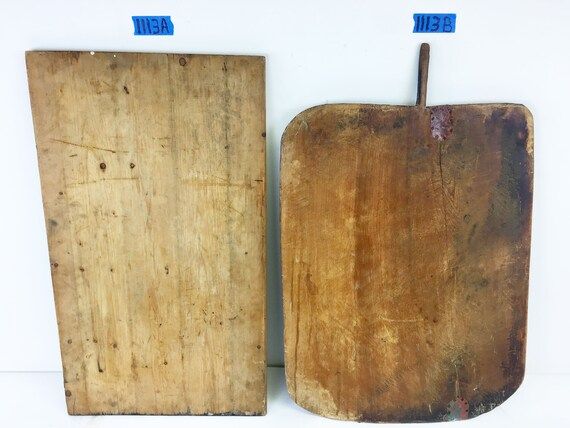 European Vintage Wooden Bread Board, Cheese Board, Cutting Board, Antique Meat Board | Etsy (US)