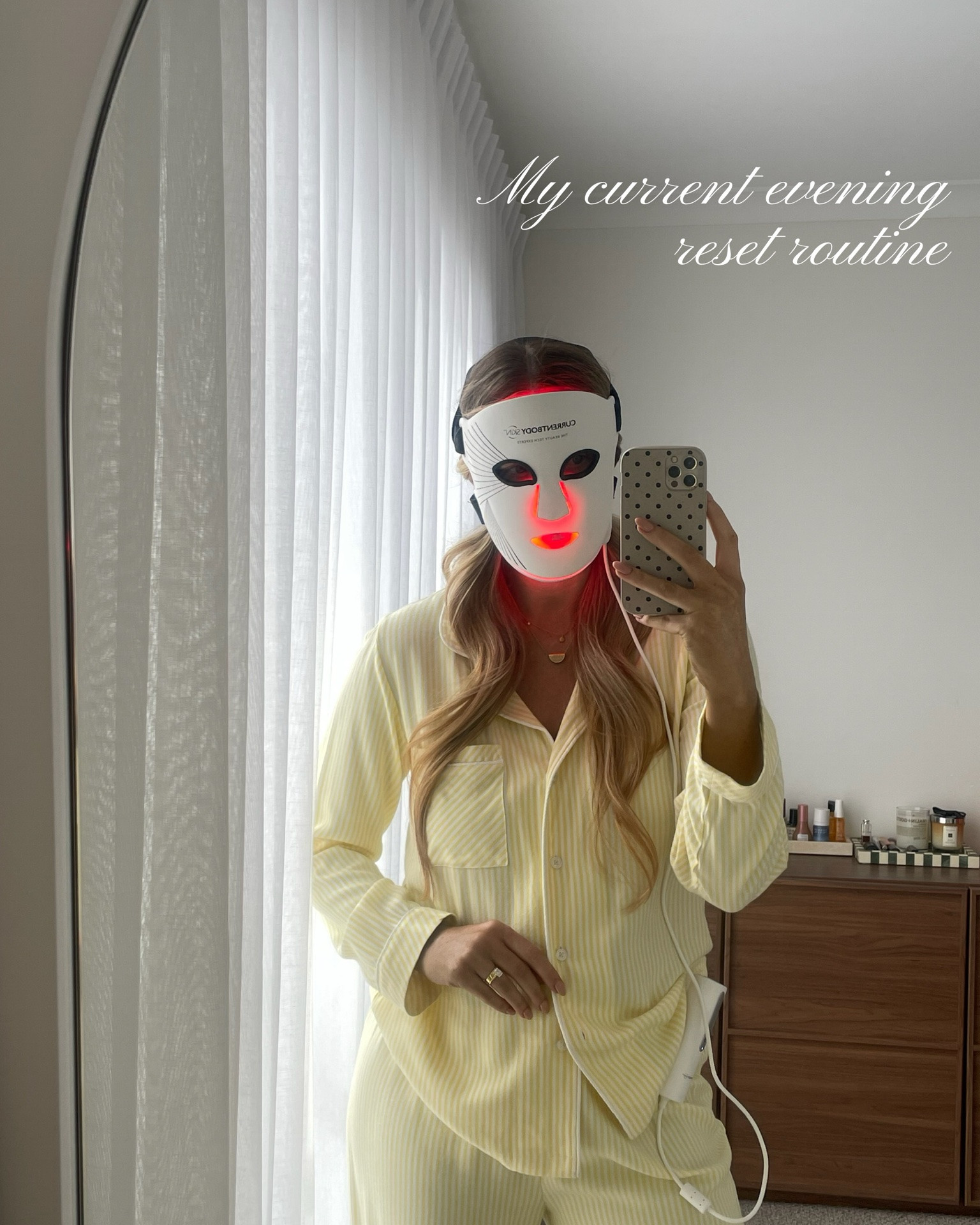 Use ISABELLAWEARS for a discount on current body! My night time routine with the current body series 2 LED red light mask 💛

#LTKaustralia #LTKsale #LTKbeauty