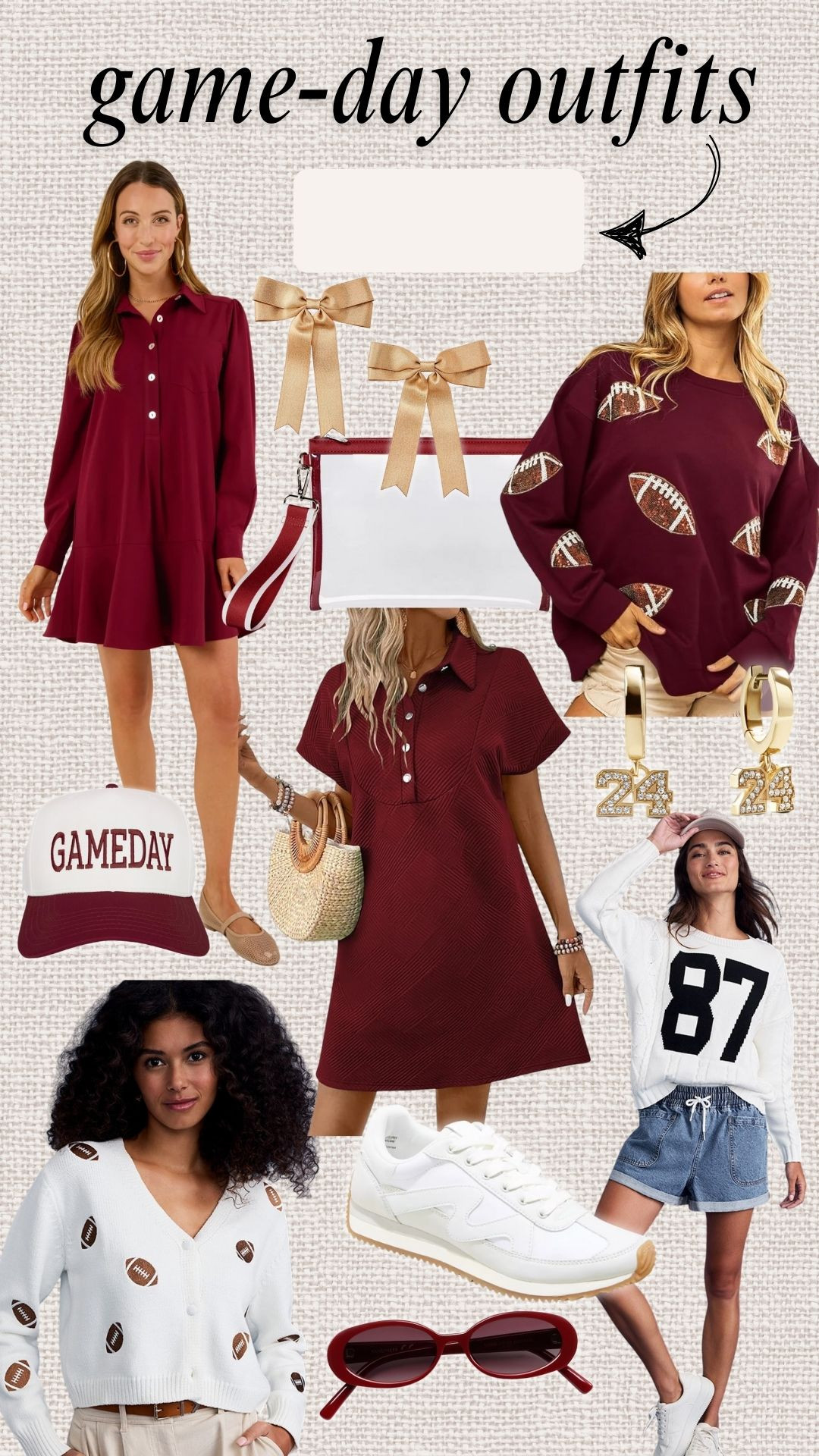 NFL and College Game-day Outfits 

#LTKFindsUnder50 #LTKSaleAlert #LTKFindsUnder100