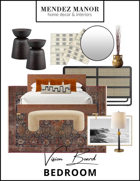 This gorgeous area rug sets the tone in this moody casual bedroom design. The rust and brown tones offsetting the blue make for the perfect pop in the cozy space!

#arearug #bed #bedroomdesign #dresser #mirror

#LTKstyletip #LTKhome