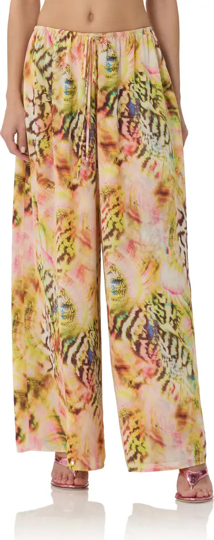 Ivan Printed Wide Leg Drastring Pants | Nordstrom