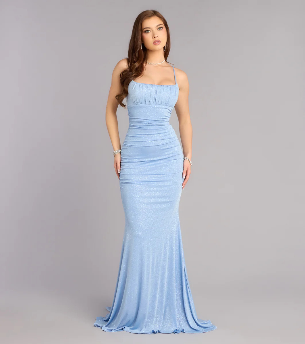 Kelsie Glitter Knit Mermaid Formal Dress | Windsor Stores