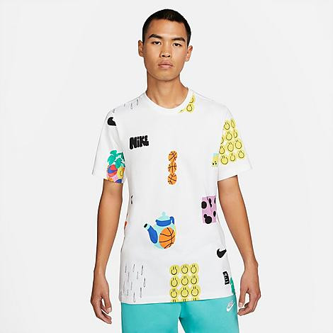 Men's Nike Sportswear Max90 A.I.R. Smiley Hoops Graphic Print T-Shirt | JD Sports (US)
