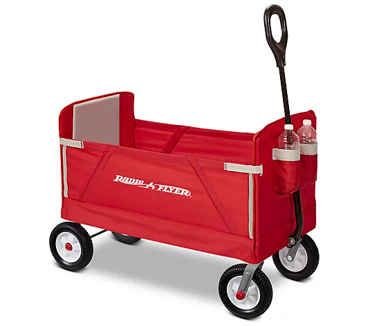 Radio Flyer 3-in-1 Off-Road Easy Fold Wagon - QVC.com | QVC