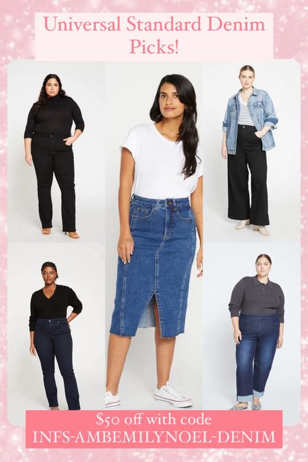 Use code INFS-AMBEMILYNOEL-DENIM through the end of March to save $50 off Universal Standard denim! Sizes 00-40

#LTKover40 #LTKsalealert #LTKmidsize