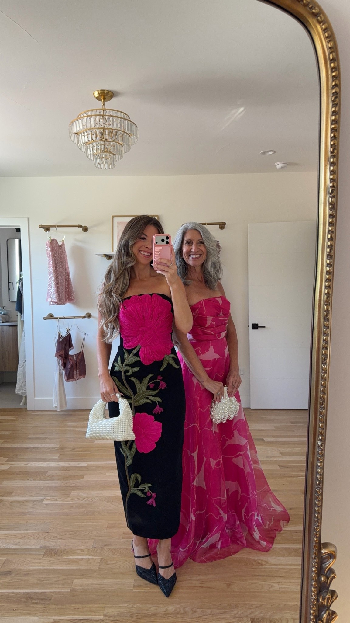 Mom and me formal black tie event and wedding guest dresses

Astr code: emerson15
Vici code: emerson30
Mac duggal code: emerson10

Wearing my usual smalls/ 2 in most:
• Sized down to a 0 hutch dress, blue ruffle dress, + blooming anthro dress 

Mom wears a medium/6:
She sized down to a 4 in the hutch dress, pleated cocktail dress, + dark pink strapless floral dress 
She sized up to an 8 in the yellow dress

Wedding guest
Formal event
Black tie
Fall party
Satin
Floral
Off the shoulder
Pleated
Strapless
Midi
Cocktail dress
Special occasion
Mother of the bride

#LTKgrwm #LTKSeasonal #LTKWedding #LTKootd #LTKgrwm #LTKWedding