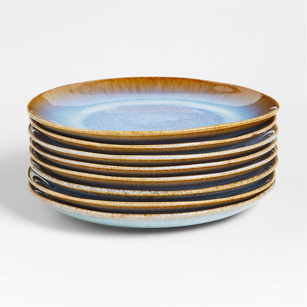 Julo Blue and White Dinner Plate + Reviews | Crate & Barrel | Crate & Barrel