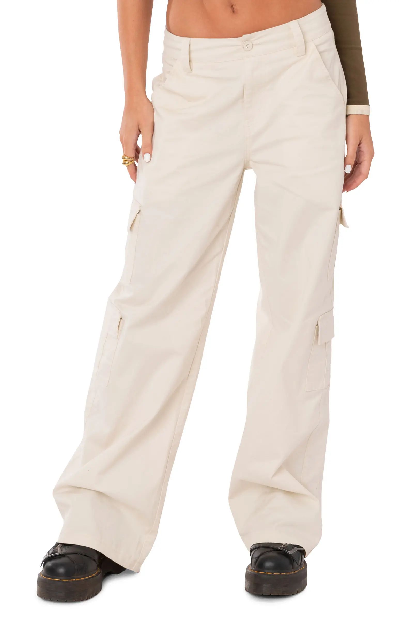 Zuri Cotton Twill Cargo Pants | Nordstrom