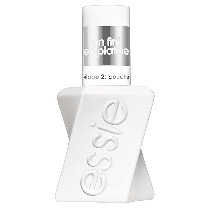 Essie Gel Couture Platinum Grade Finish Top Coat, Gel Couture Top Coat, 0.46 Fl Oz | Amazon (US)