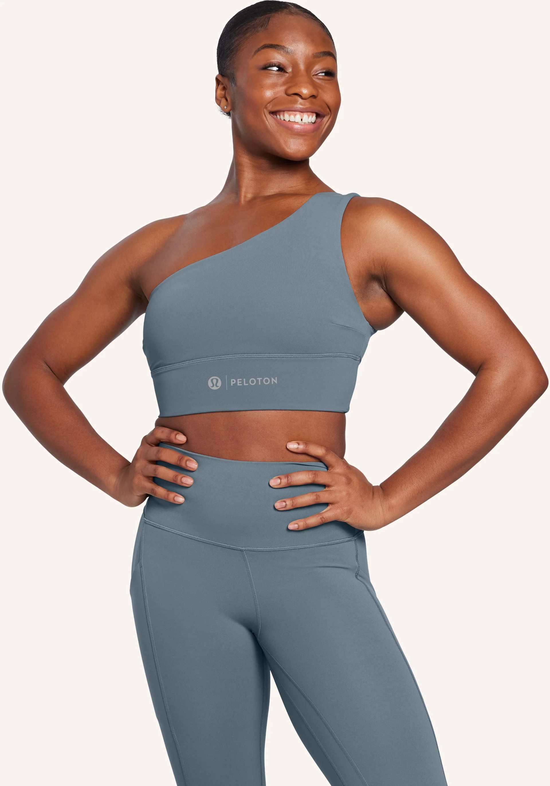 Peloton X Lululemon Women's Lululemon Align Asymmetrical Bra| Light Support, C/d Cup in Multi - Cycling Performance Apparel | Peloton Apparel