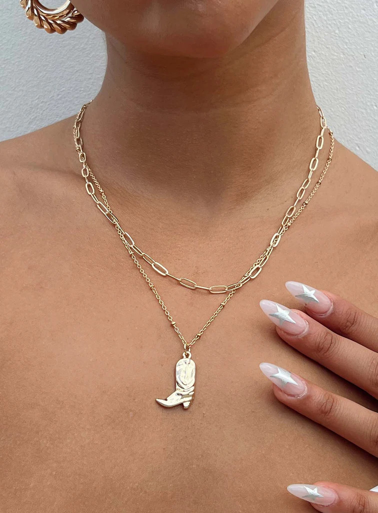 Mayla Necklace Set Gold | Princess Polly US