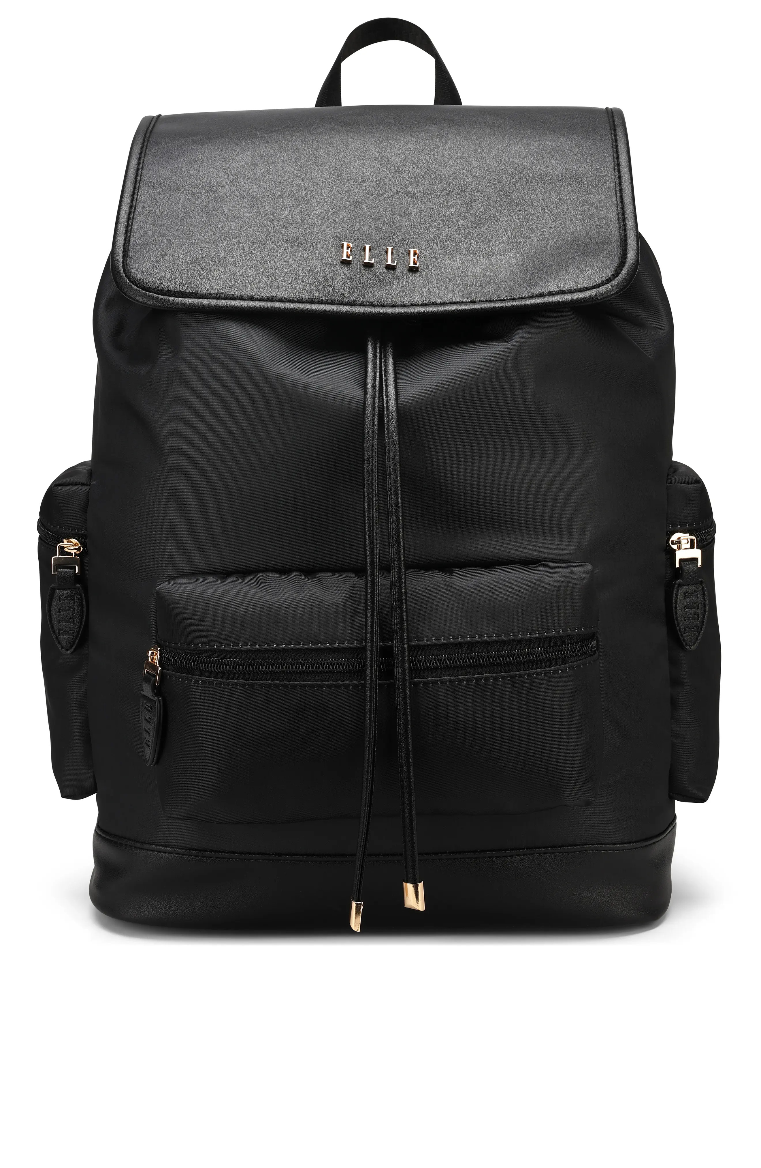 ELLE Wayfarer 23L Monogram Travel Backpack in Black at Nordstrom | Nordstrom