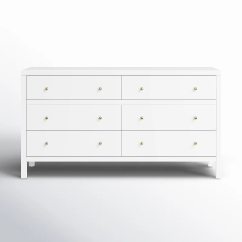 Celine 6 Drawer 60" W Double Dresser | Joss & Main