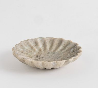 Scallop Marble Tray | Pottery Barn (US)