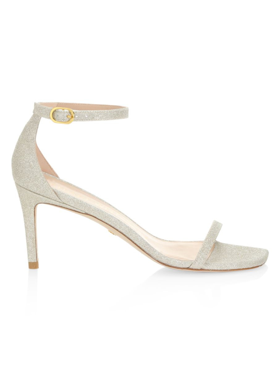 Nudistcurve Glitter High-Heel Sandals | Saks Fifth Avenue