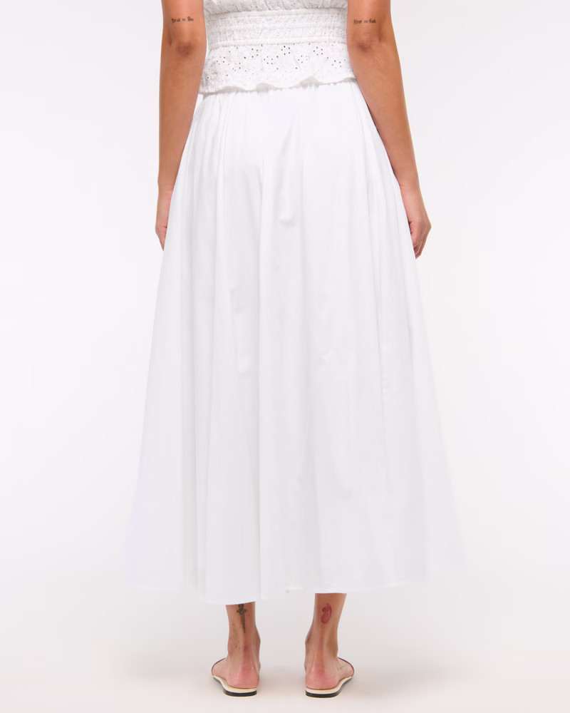 Mid Rise Maxi Skirt | Abercrombie & Fitch (US)