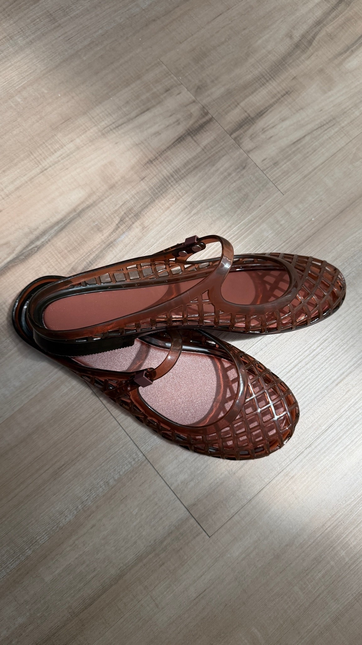 The jelly ballerina sandals you need 🤎✨