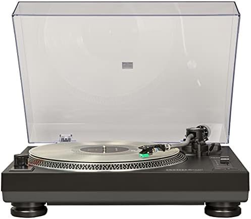 Crosley C100BT-BK Belt-Drive Bluetooth Turntable with S-Shaped Tone Arm with Adjustable Counterwe... | Amazon (US)