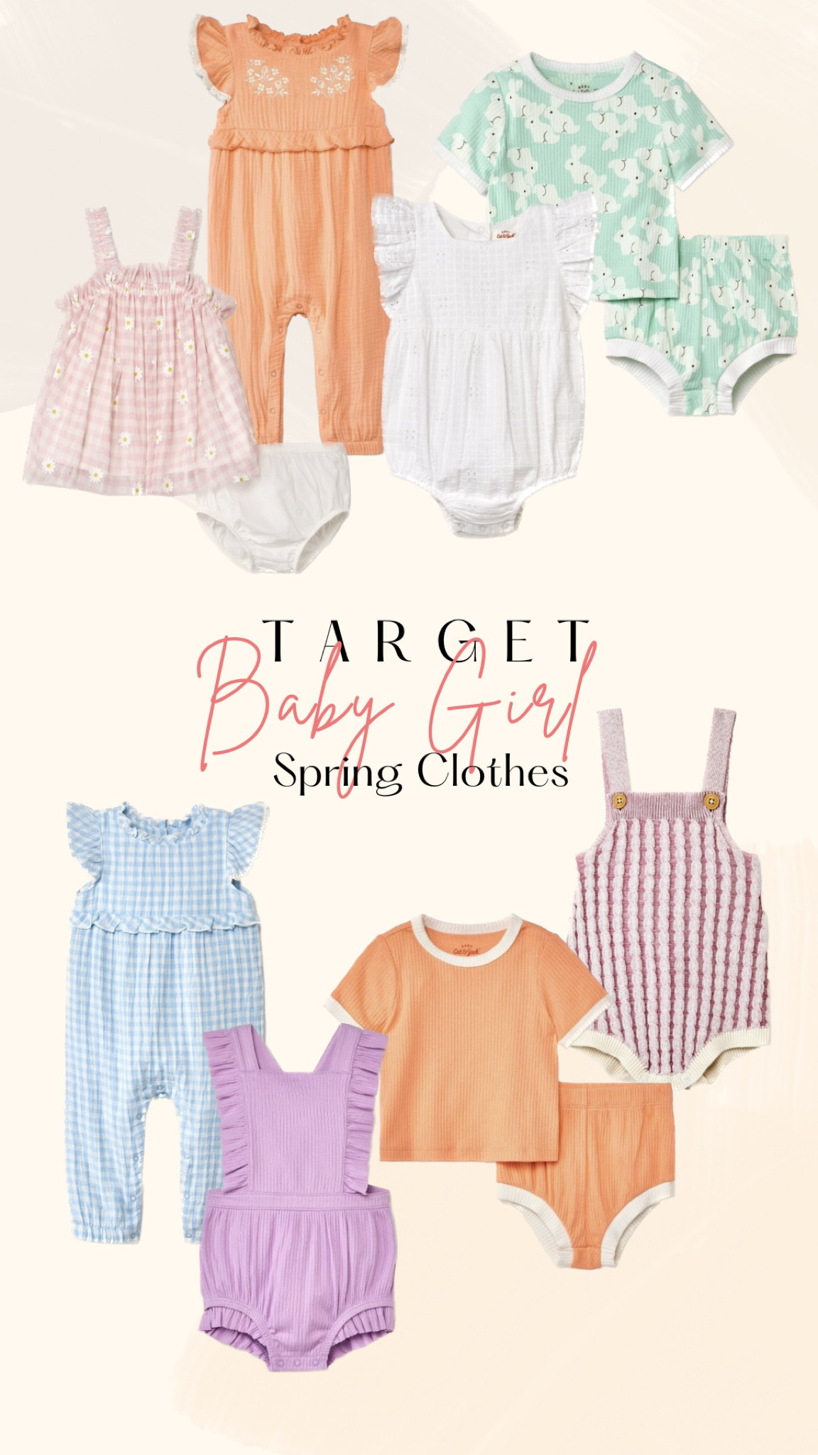 Target’s new spring line of baby girl clothes is dangerously cute #springbabyclothes #babygirl #target #targetfinds #targetbaby #babyclothes #easterbaby #babyregistry 

#LTKbaby #LTKfamily #LTKSeasonal