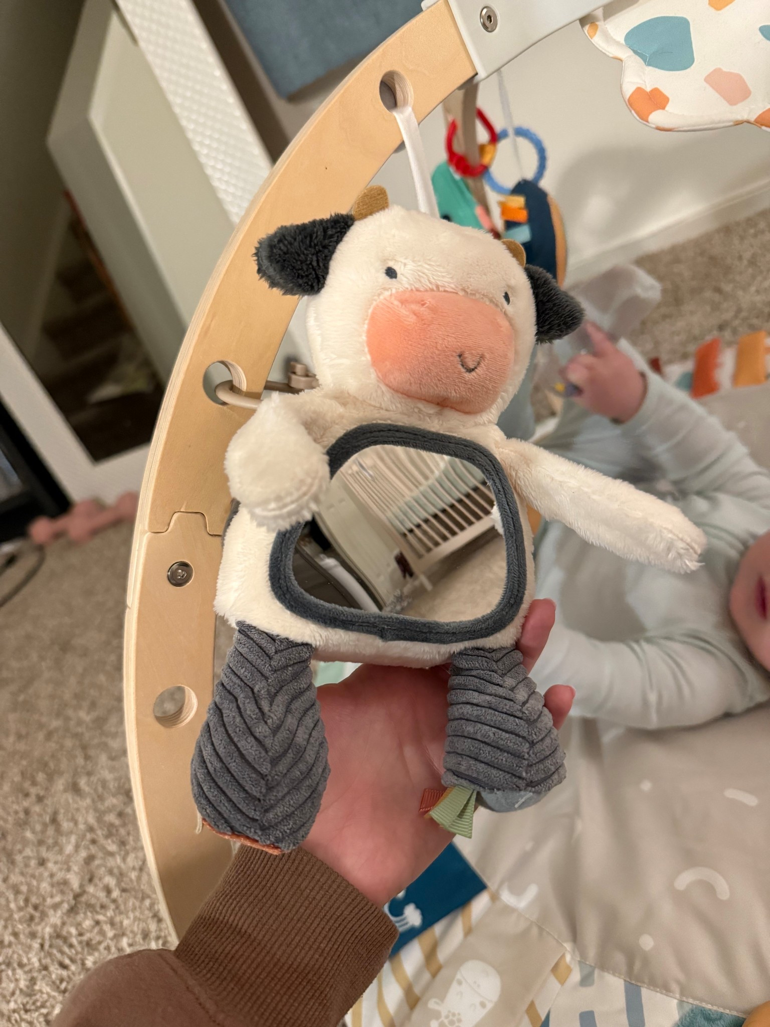 Love this mirror rattle stuffy😍🐮

#LTKBaby #LTKKids #LTKmomlife