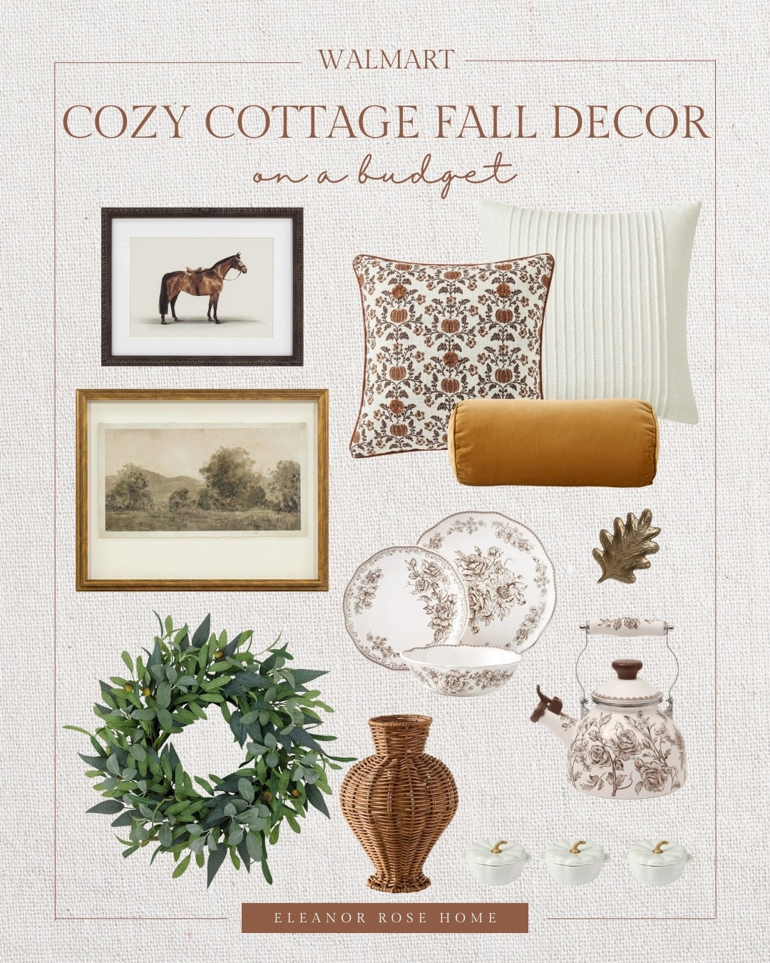 Cozy cottage fall decor from Walmart.

#LTKSeasonal #LTKFindsUnder50 #LTKHome