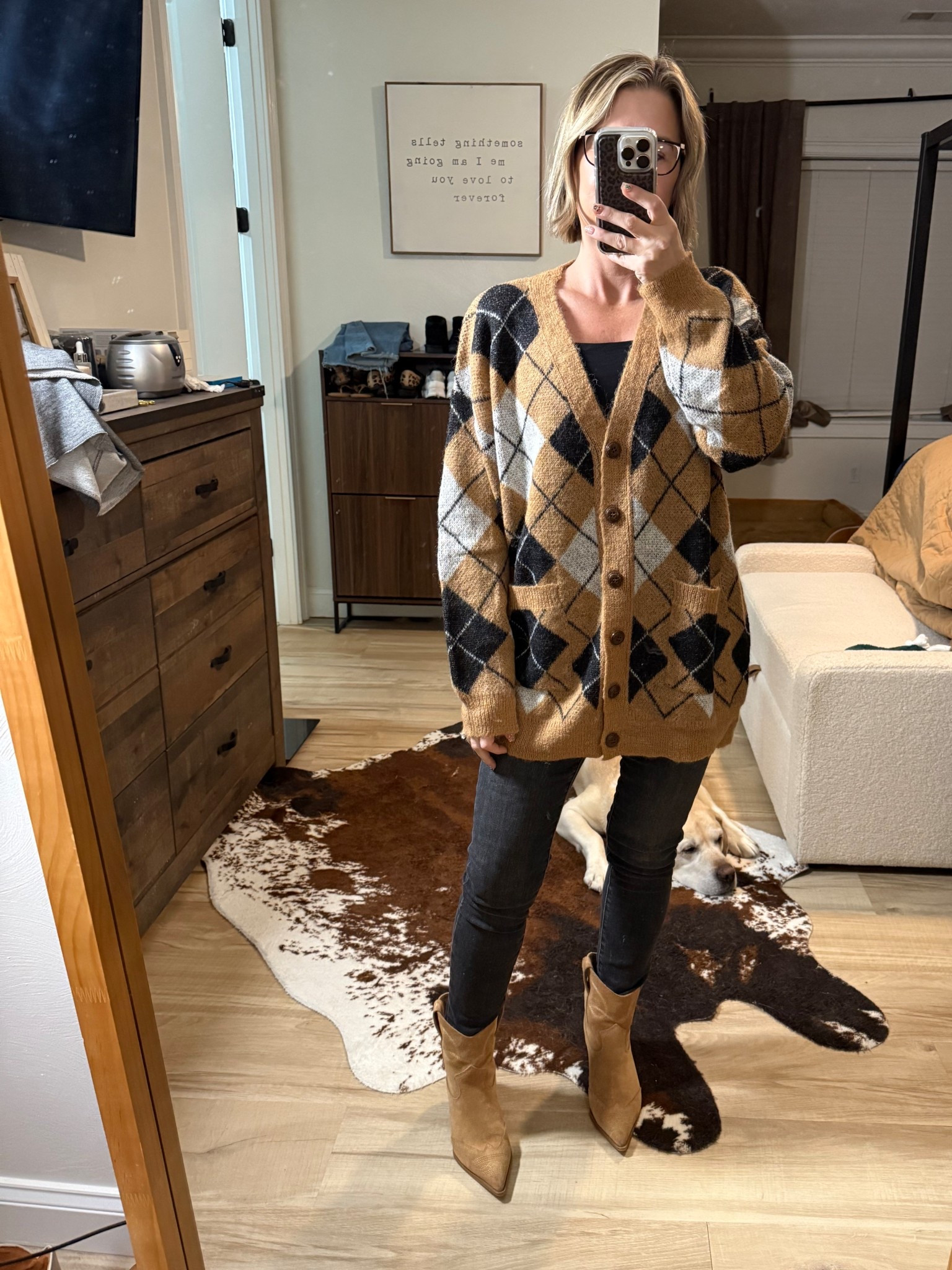 Sweater small
Boot TTS
Jeans 26

#LTKPetite #LTKOver40 #LTKStyleTip