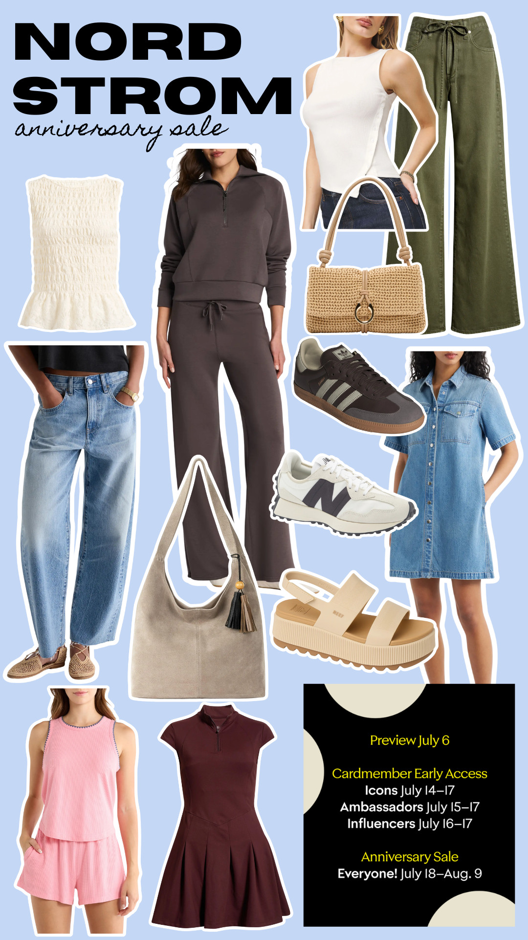 It's that time of year! The Nordstrom Anniversary sale starts today for cardholders with the Icon status and will be open to everyone starting on July 18-August 9!


nordstrom sale, nordstrom anniversary sale, nordstrom, nordstrom edit, anniversary sale 

 #LTKmomlife #LTKSaleAlert