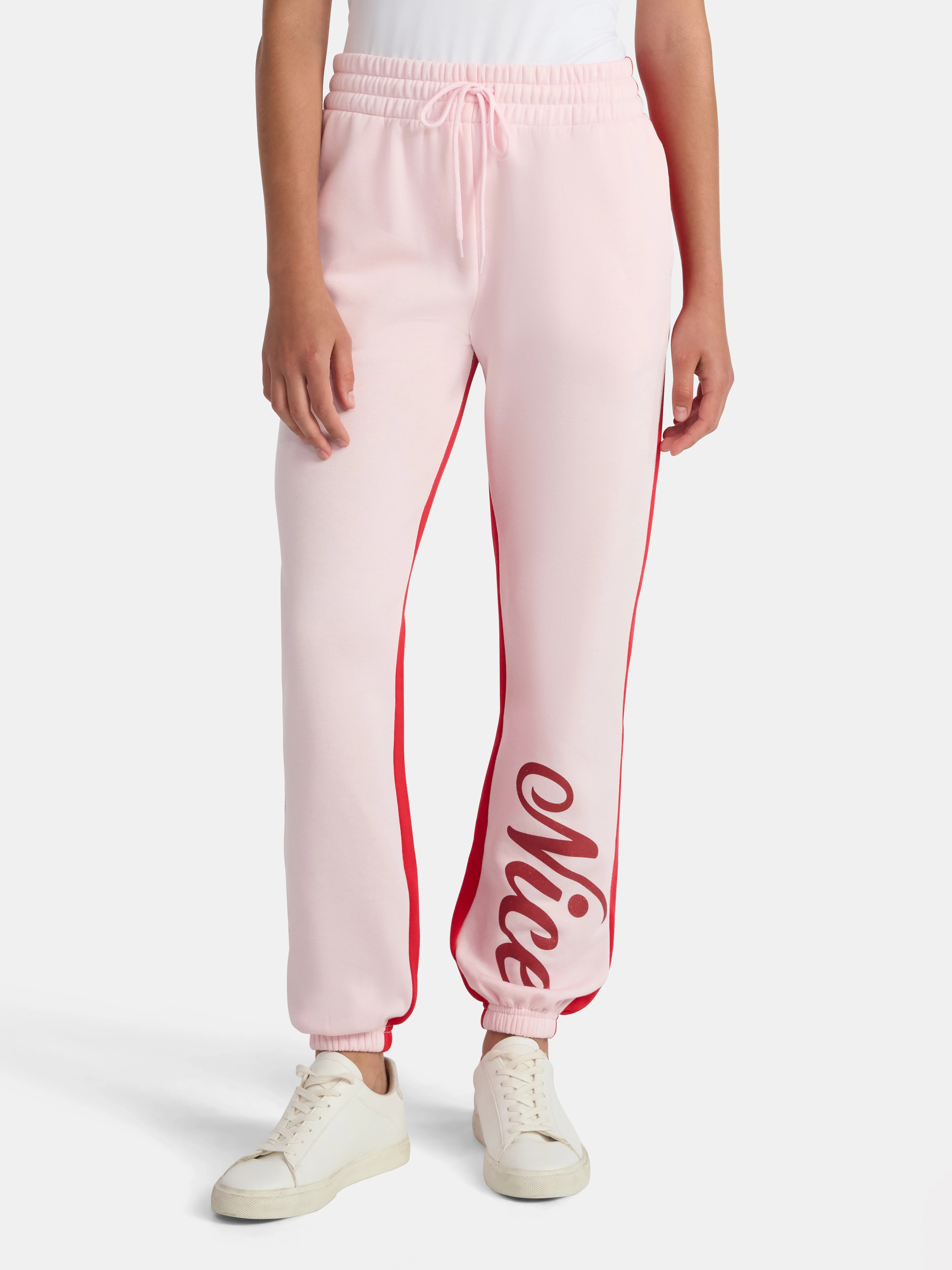 Women's Naughty and Nice Graphic Fleece Joggers, Sizes XXS-XXL | Walmart (US)