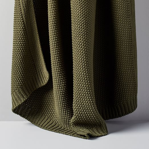 Cotton Knit Throw | West Elm (US)