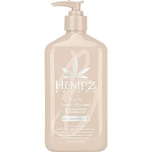 Hempz Smoothing Herbal Body Moisturizer, Koa & Sweet Almond, 17 oz - Hydrating, Lightweight Body Lot | Amazon (US)