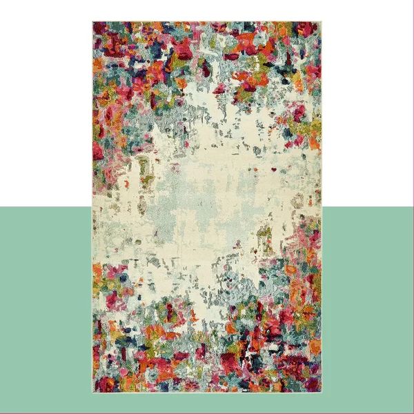 Annmarie Abstract Area Rug in Multi | Wayfair North America