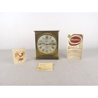 Brass Jazistor Table Clock, Jaz Electric Art Deco Mechanical Mantel Clock Parts | Etsy (US)