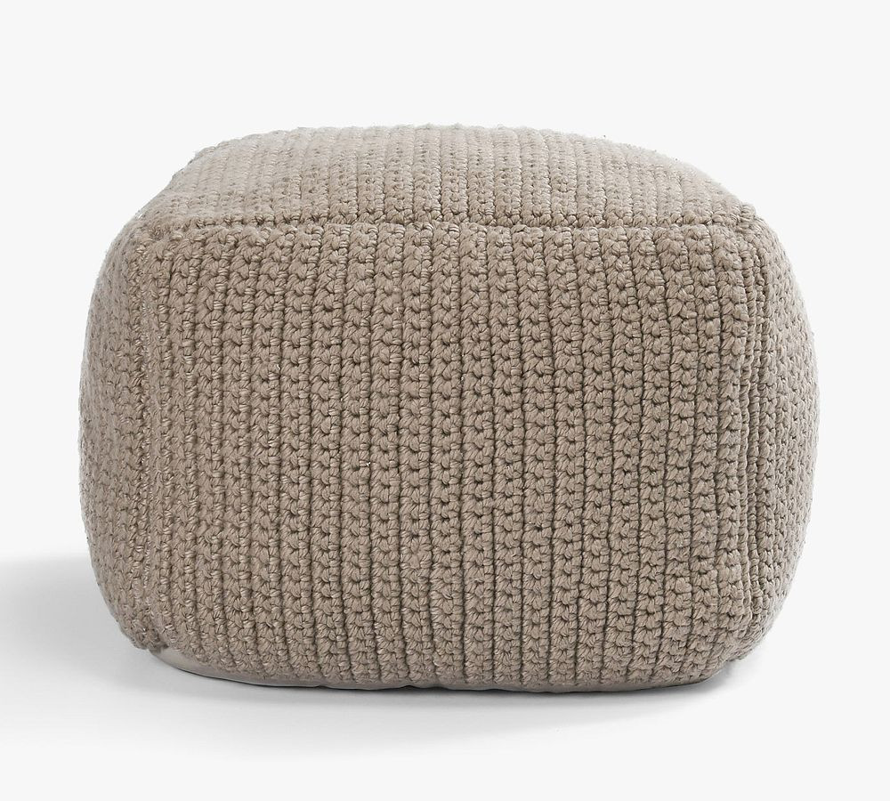 Henri Outdoor Pouf | Pottery Barn (US)