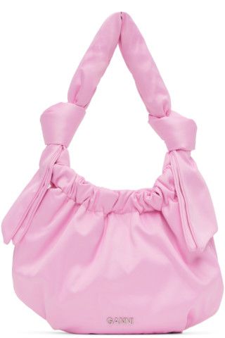 GANNI - Pink Small Occasion Bag | SSENSE