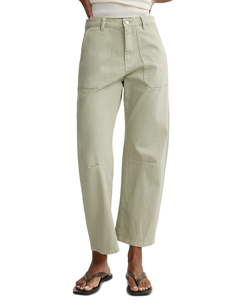 DL1961 Bilie High Rise Easy Barrel Jeans in Dried Sage | Bloomingdale's (US)