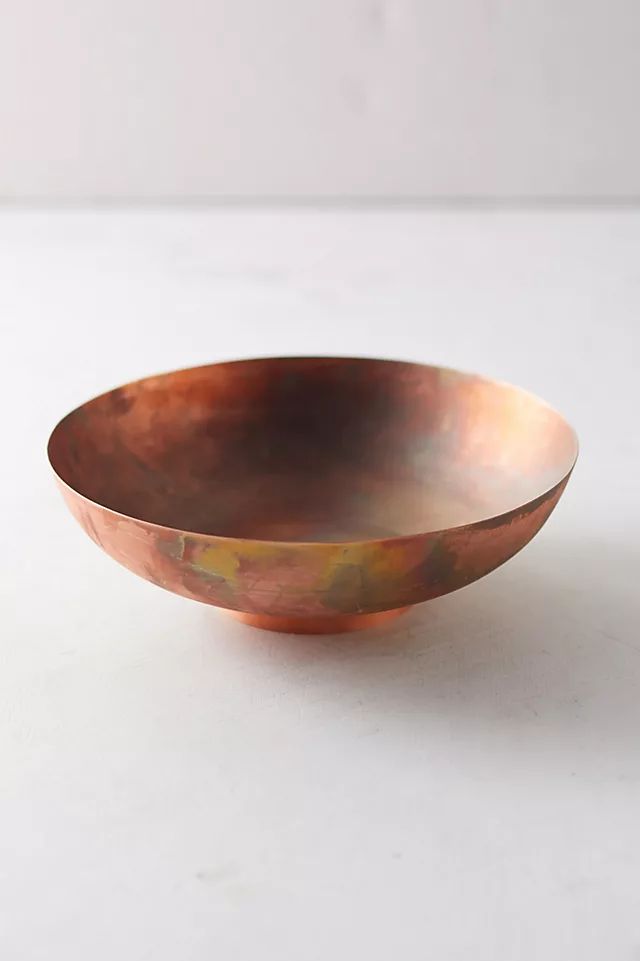Antiqued Copper Decorative Bowl | Anthropologie (US)