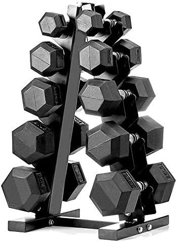 Amazon.com : papababe Dumbbell Set Rubber Encased Hex Dumbbell Free Weights Dumbbells Set Home We... | Amazon (US)