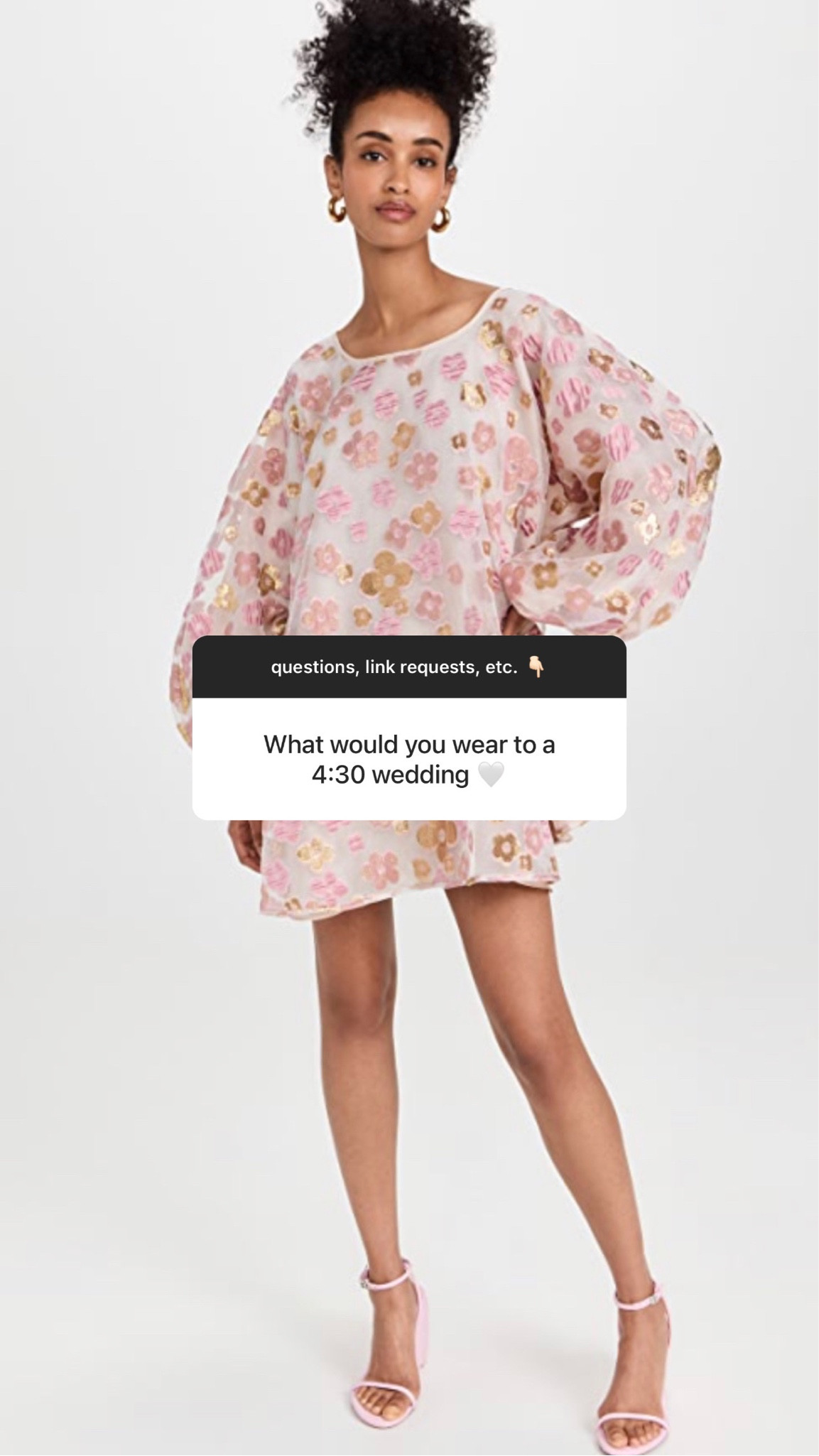 4:30 wedding attire!