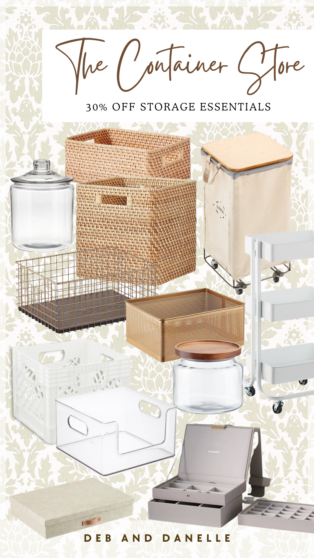 @thecontainerstore is having a 30% off sale on home storage essentials. We took the opportunity to grab a few textured storage baskets to use in our home. Here are some great options to help get your home organized this year. #Ad #Paidlink #thecontainerstore 

 #LTKHome #LTKSaleAlert