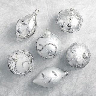 Ornate Scroll Ornaments, Set of Six | Frontgate | Frontgate