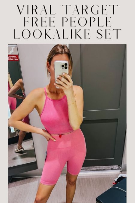 Comment links below to shop my Target set! 
Love this set from target. Reminds me of free people but priced less. Both pieces fit tts. Comes in more colors ! 

#LTKunder50 #LTKsalealert #LTKstyletip