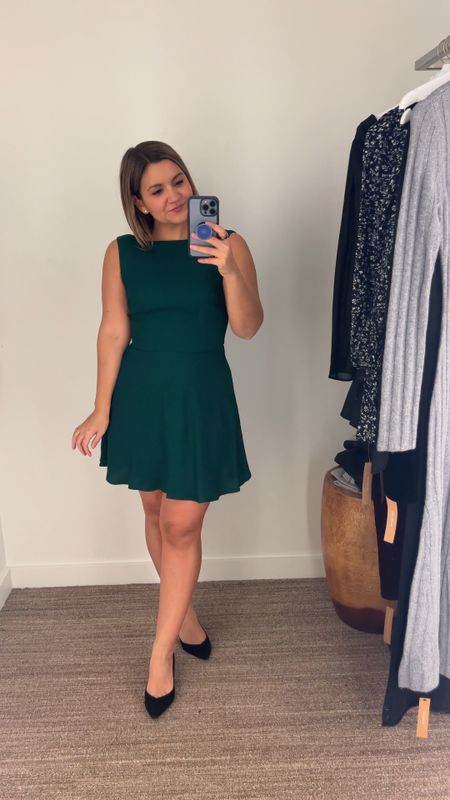 Great work party dress! I think it runs pretty true to size - I have on a size 4 and it’s very comfortable. Marked down to just $53 from $178!

#LTKHoliday #LTKfindsunder100 #LTKsalealert