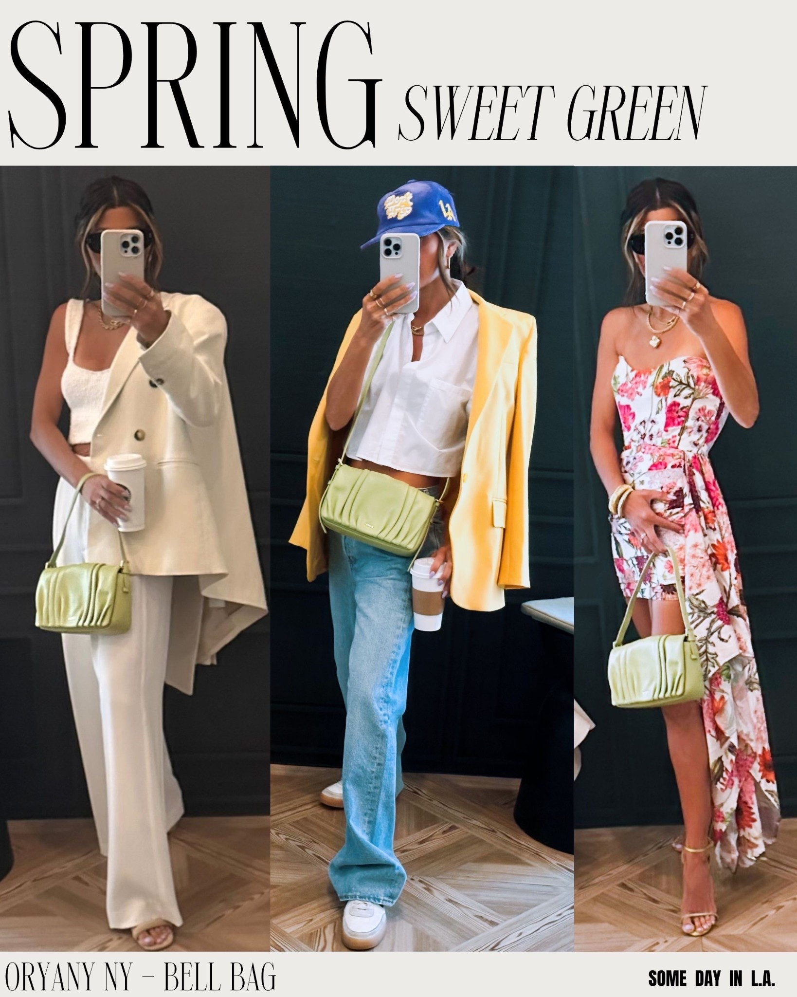 Sweet Green bag on Spring repeat 💚💚💚💚💚💚💚

Comes with multiple straps to wear clutch, shoulder or crossbody🫶🏽🫶🏽🫶🏽🫶🏽