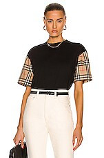 Carrick Check Sleeve T-Shirt | FWRD 