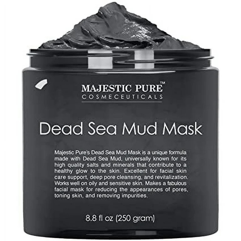 Majestic Pure Dead Sea Mud Mask for Face and Body - Natural Skin Care for Women and Men - Best Fa... | Walmart (US)