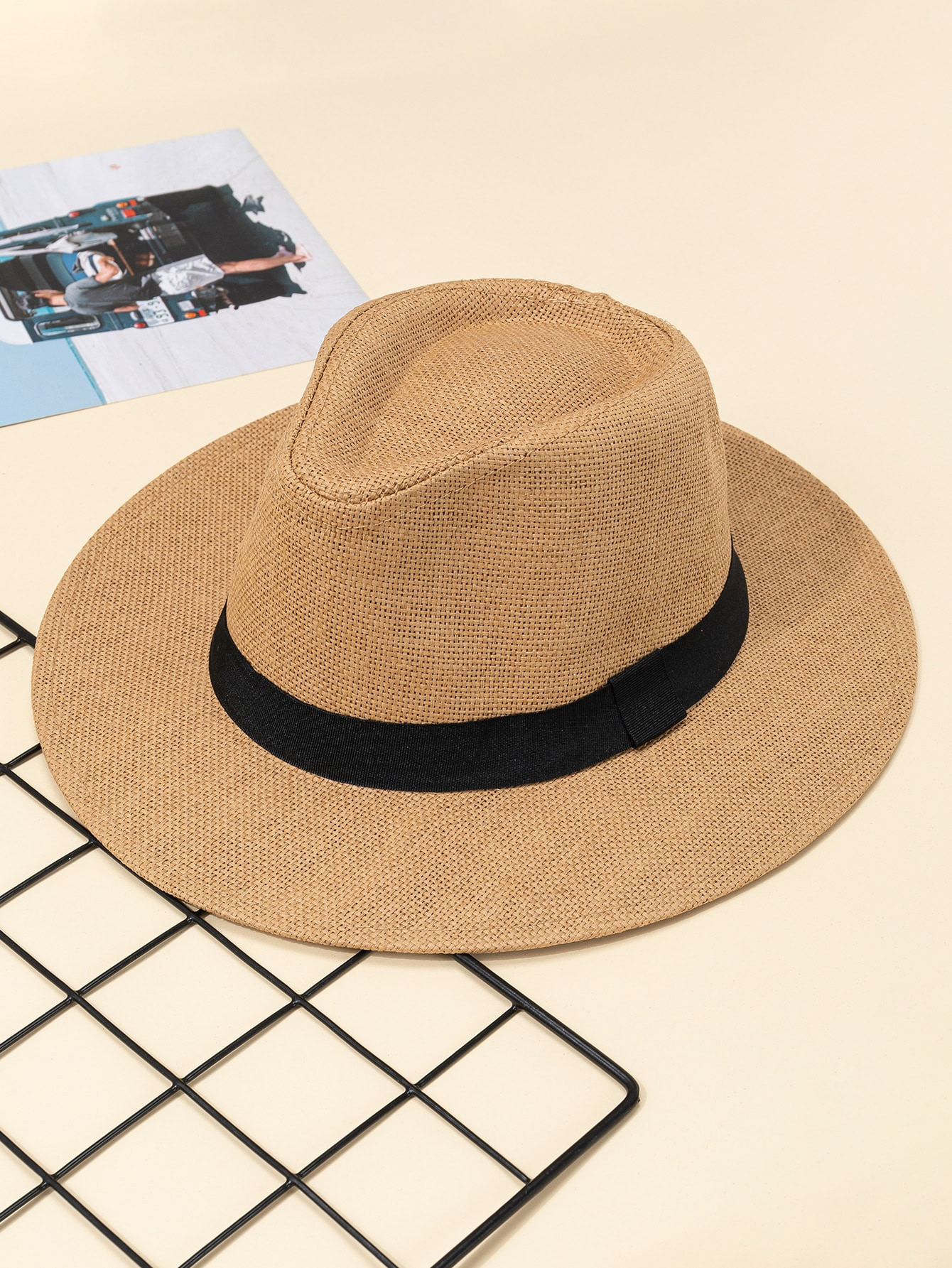 Men Tape Decor Fedora Hat | SHEIN
